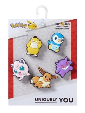 NEW Crocs Jibbitz 5 Packs Pokemon Characters Charms